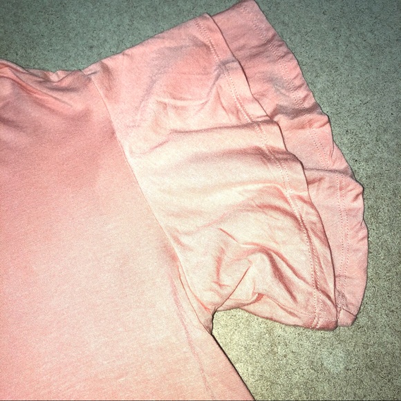 NWT Coco+Carmen peach ruffle sleeves top - Picture 5 of 7